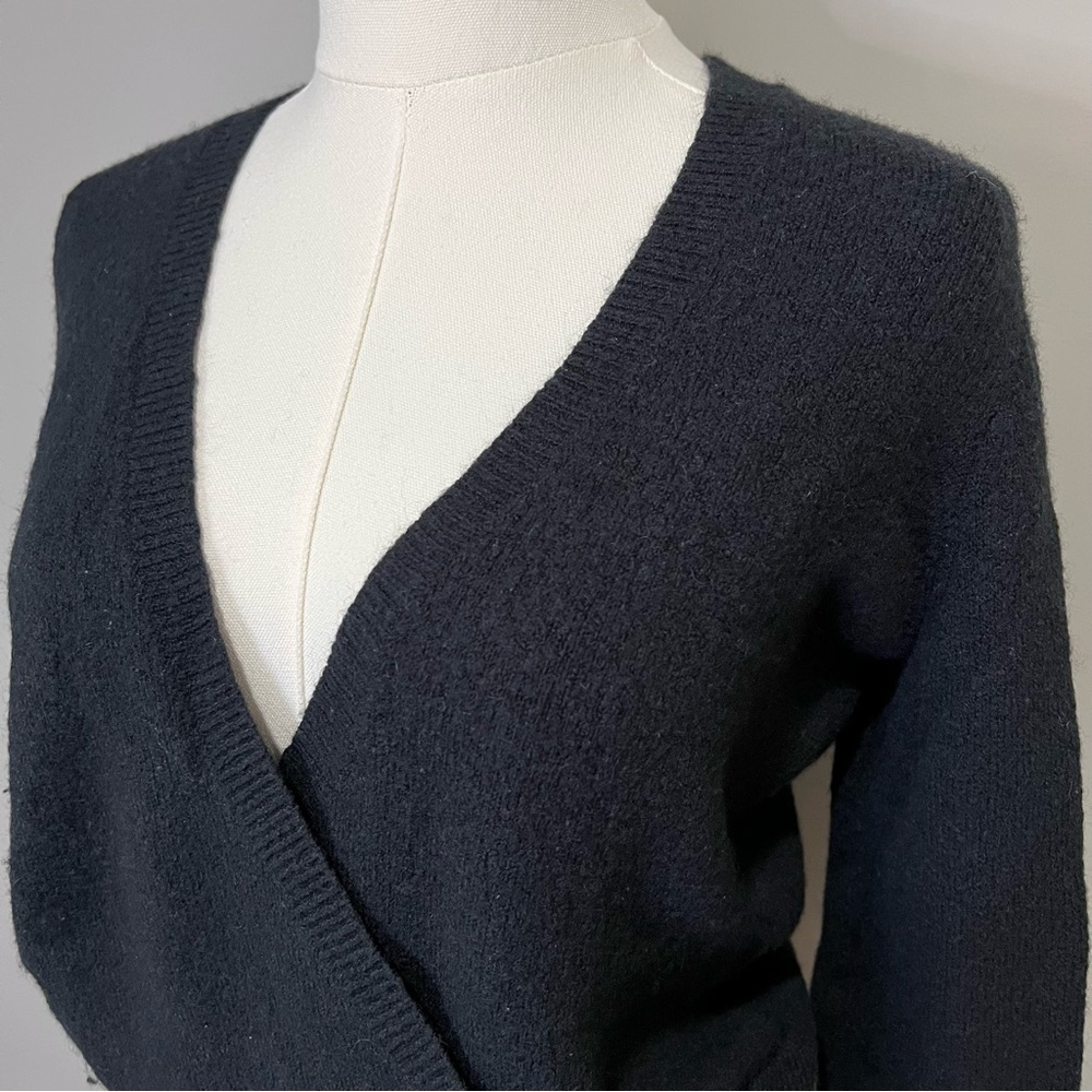 *SOLD*Madewell Faux Wrap Alpaca Wool Blend Sweater Size XS - Picture 3 of 7